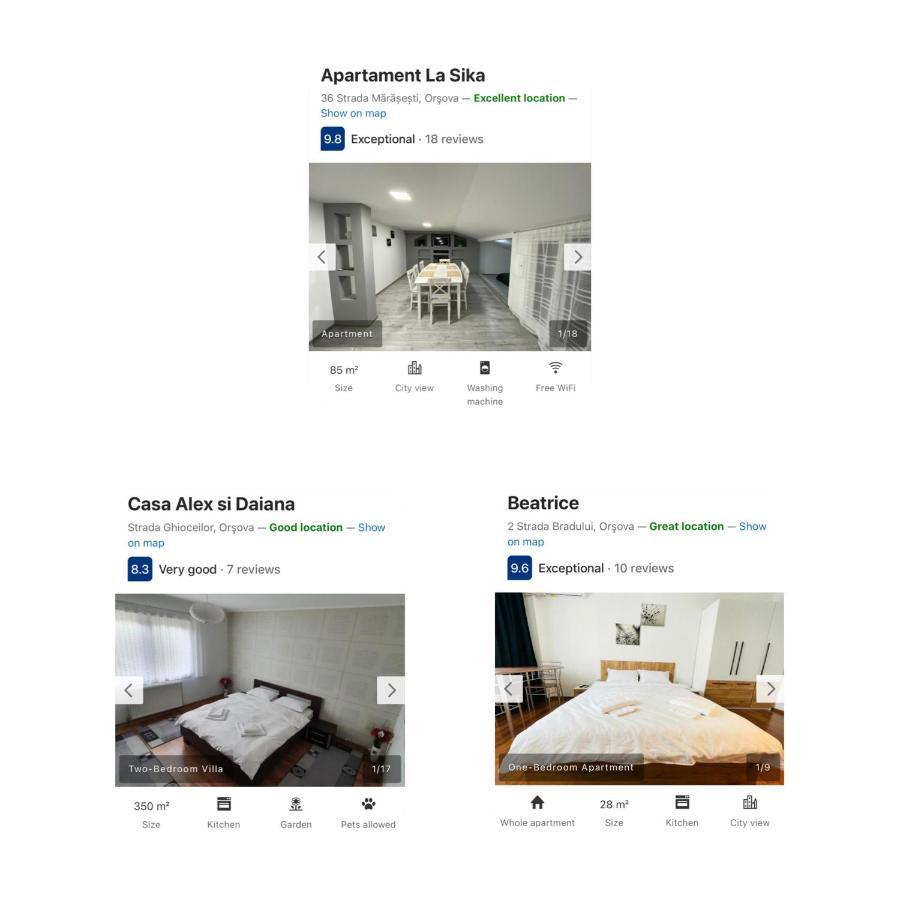 Apartament Casa Alex Si Daiana Orszowa Zewnętrze zdjęcie